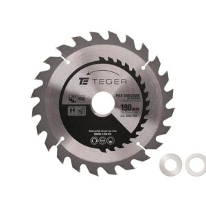 Piła tarczowa do drewna z węglikiem spiekanym 190x30x24t teger