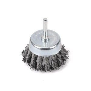 Szczotka doczołowa z trzpieniem drut skręcany fi 6/60mm teger