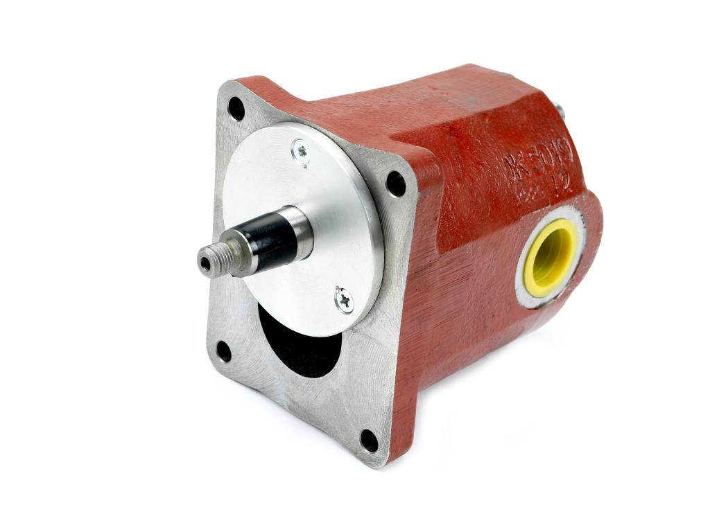 Pompa hydrauliczna zębata do bizon z-050 stary typ pzs-kp-25 obroty lewe 16mpa w korpusie żeliwnym waryński