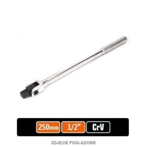 Pokrętło do nasadek obrotowe uchylne 1/2" 250mm teger