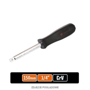 Pokrętło do nasadek wkrętakowe 1/4" 150mm teger