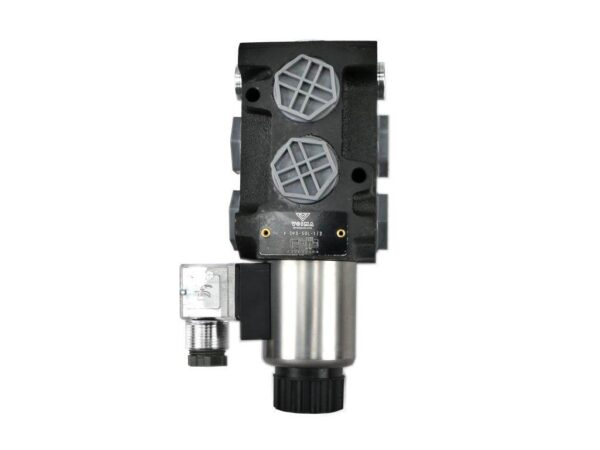 Dzielnik zawór elektrozawór kierunkowy elektromagnetyczny kontroli dvs6/50l 12v dc 6/2 g1/2 50l voima - obrazek 3