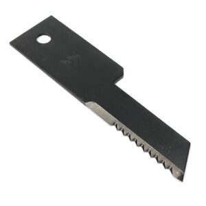 Nóż stały rozdrabniacz słomy sieczkarnia uzębiony 198x50x3mm otwór 13 322291650 new holland waryński 25szt