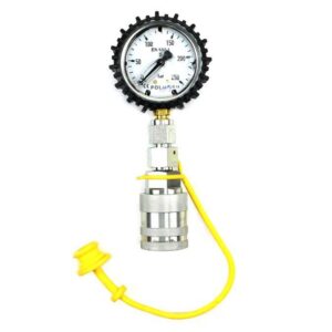 Zestaw pomiarowy ciśnienia hydrauliki z manometrem 250 bar gniazdo euro push-pull waryński