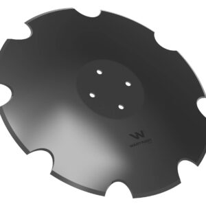 Talerz uzębiony z-8 fi 510 mocowanie 4/98 grubość 4 stal borowa waryński r