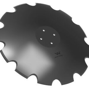 Talerz uzębiony z-12 fi 610 mocowanie 4/98 grubość 6 stal borowa waryński r