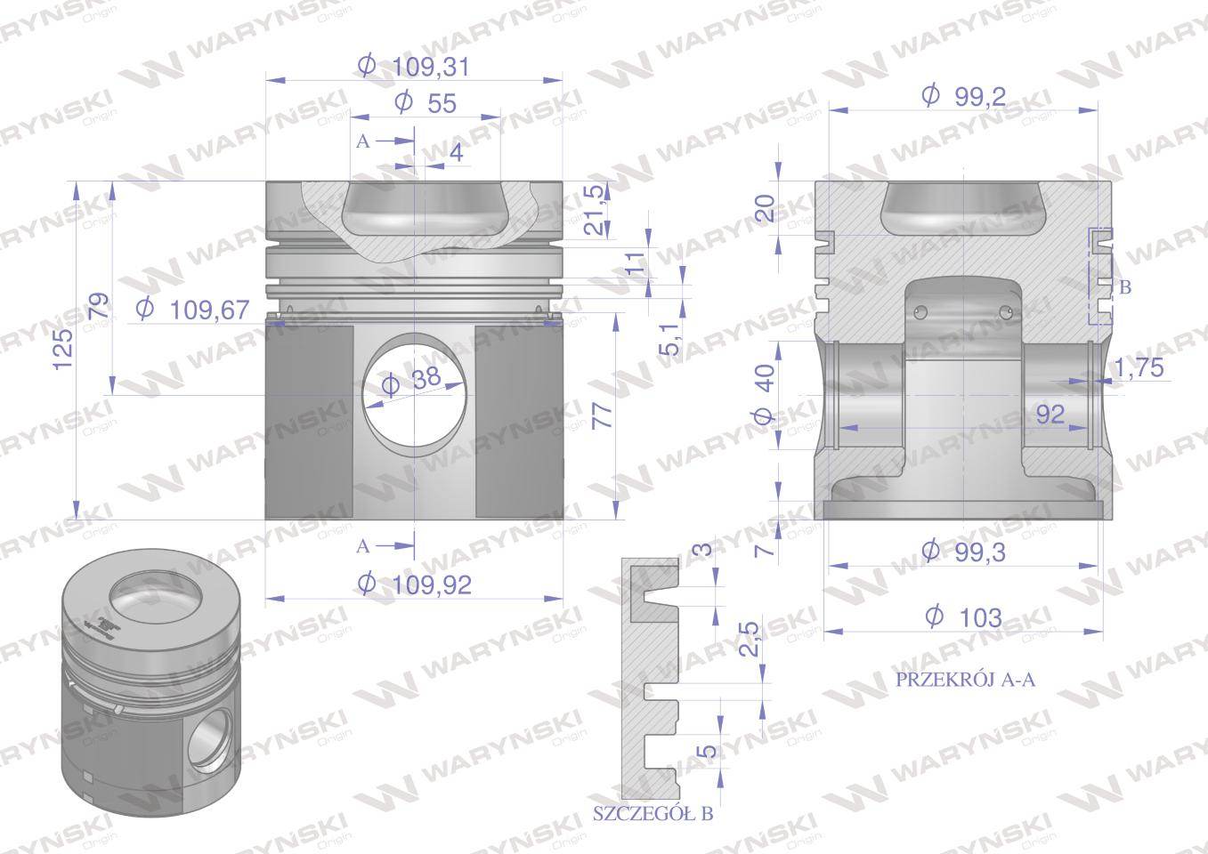 Zestaw naprawczy mtz d-260mm z turbo waryński Zestaw naprawczy mtz d-260mm z turbo waryński - obrazek 2