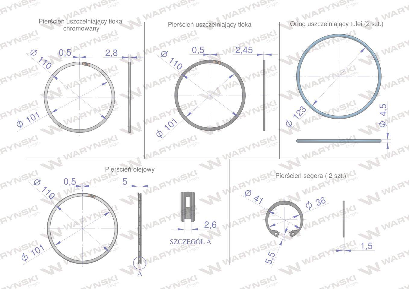 Zestaw naprawczy mtz d-260mm z turbo waryński Zestaw naprawczy mtz d-260mm z turbo waryński - obrazek 5
