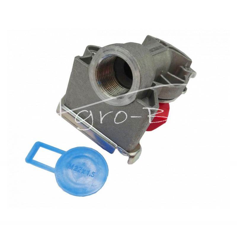 Złącze Przewodów Powietrza Dwuobwodowe Twarde Bez Zaworu X501200 Euro Złącze Przewodów Powietrza Dwuobwodowe Twarde Bez Zaworu X501200 Euro - obrazek 2