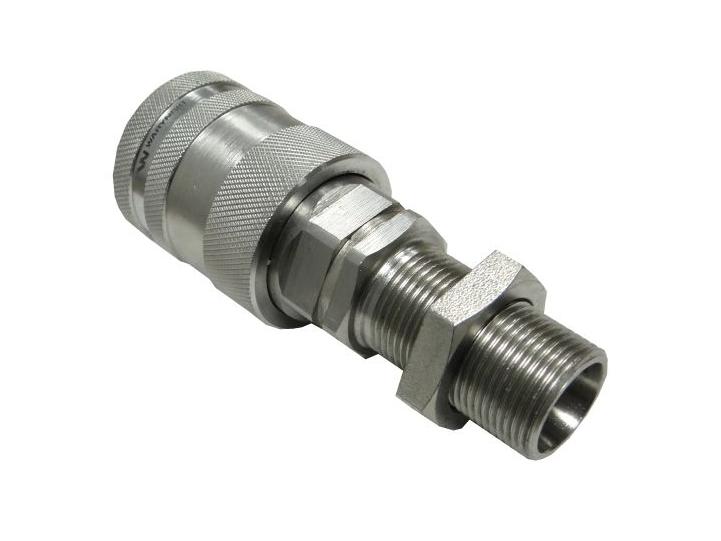 Szybkozłącze hydrauliczne gniazdo long m22x1.5 gwint zewnętrzny euro push-pull 9100822gl iso 7241-a waryński opakowanie 10szt)