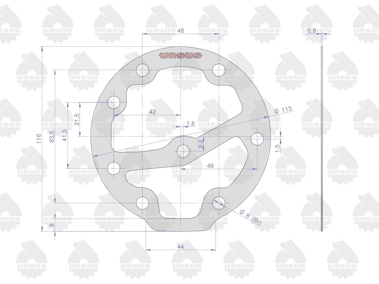 Komplet zestaw uszczelek sprężarki 8973126404 897312650436847145ku mf3 oryginał ursus Komplet zestaw uszczelek sprężarki 8973126404 897312650436847145ku mf3 oryginał ursus - obrazek 3
