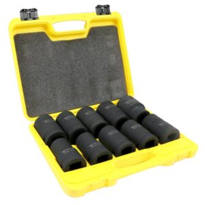 Zestaw nasadek udarowych długich 1" 10 el waryński