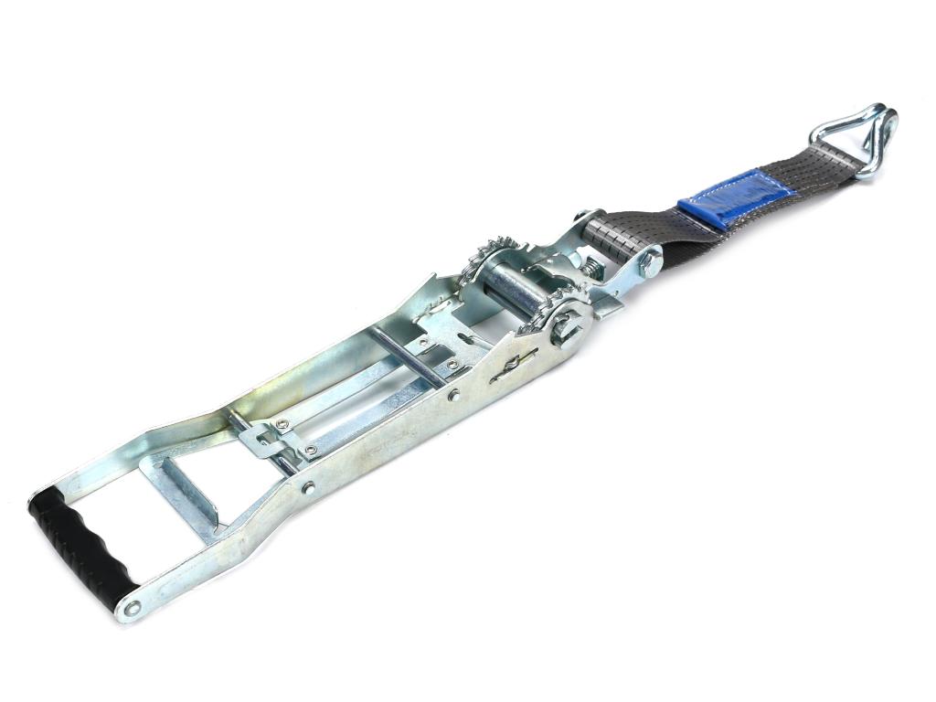 Pas transportowy 5t 8m komplet z napinaczem wzmocnionym wydłużonym 370mm ergo z atestem teger Pas transportowy 5t 8m komplet z napinaczem wzmocnionym wydłużonym 370mm ergo z atestem teger - obrazek 2