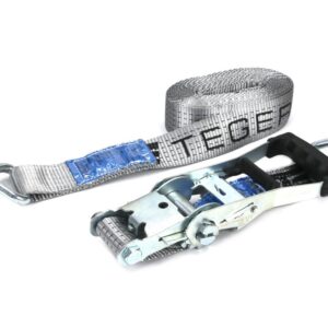 Pas transportowy 5t 4m komplet z napinaczem z gumową okładziną 230mm z atestem teger