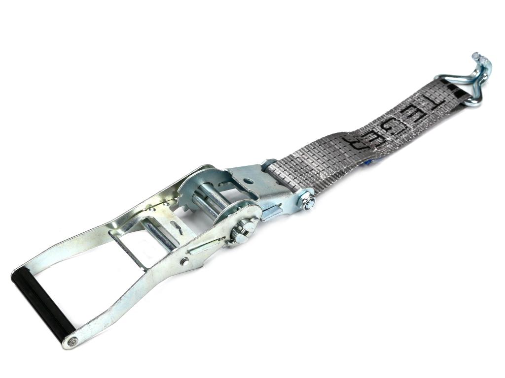 Pas transportowy 5t 6m komplet z napinaczem z polimerową okładziną 230mm z atestem teger Pas transportowy 5t 6m komplet z napinaczem z polimerową okładziną 230mm z atestem teger - obrazek 2