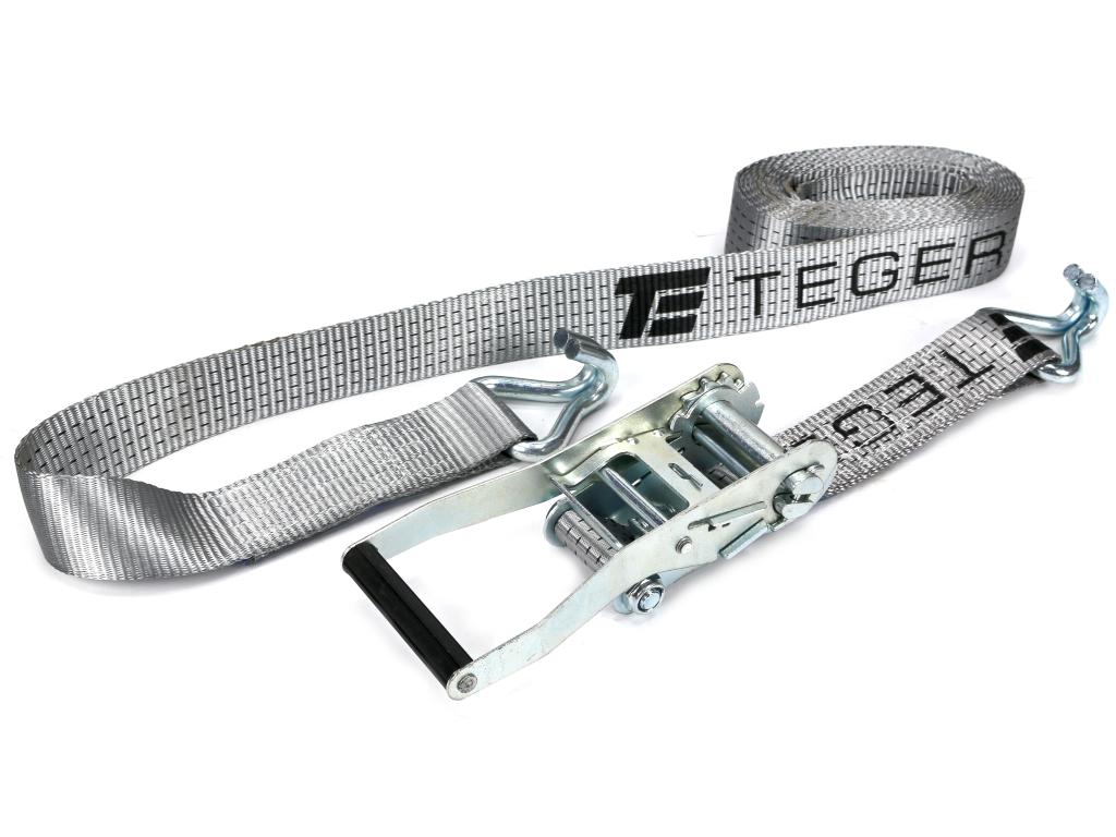 Pas transportowy 5t 6m komplet z napinaczem z polimerową okładziną 230mm z atestem teger