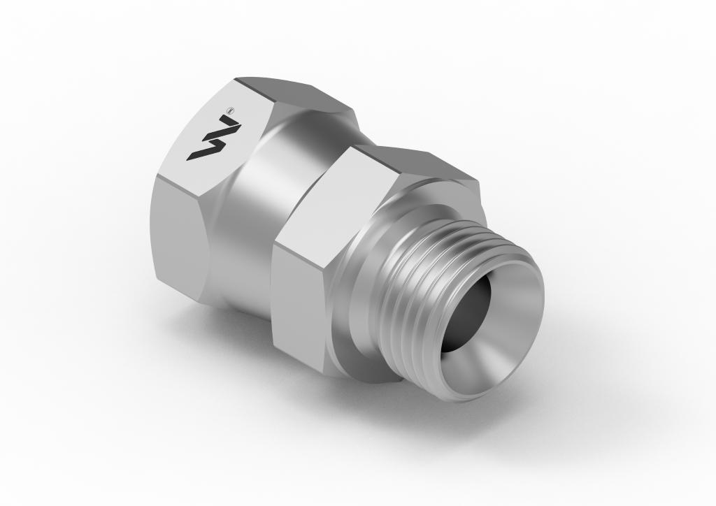 Złączka hydrauliczna calowa ab 3/8" bsp xkor waryński 2szt Złączka hydrauliczna calowa ab 3/8" bsp xkor waryński 2szt - obrazek 3