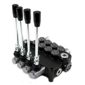 Rozdzielacz hydrauliczny 4-sekcyjny 80l voima