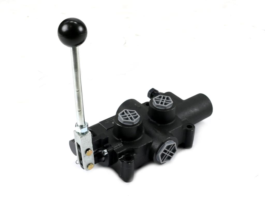 Rozdzielacz hydrauliczny 1-sekcyjny 80l do łuparek sprężyna i zatrzask z odskokiem voima Rozdzielacz hydrauliczny 1-sekcyjny 80l do łuparek sprężyna i zatrzask z odskokiem voima - obrazek 2