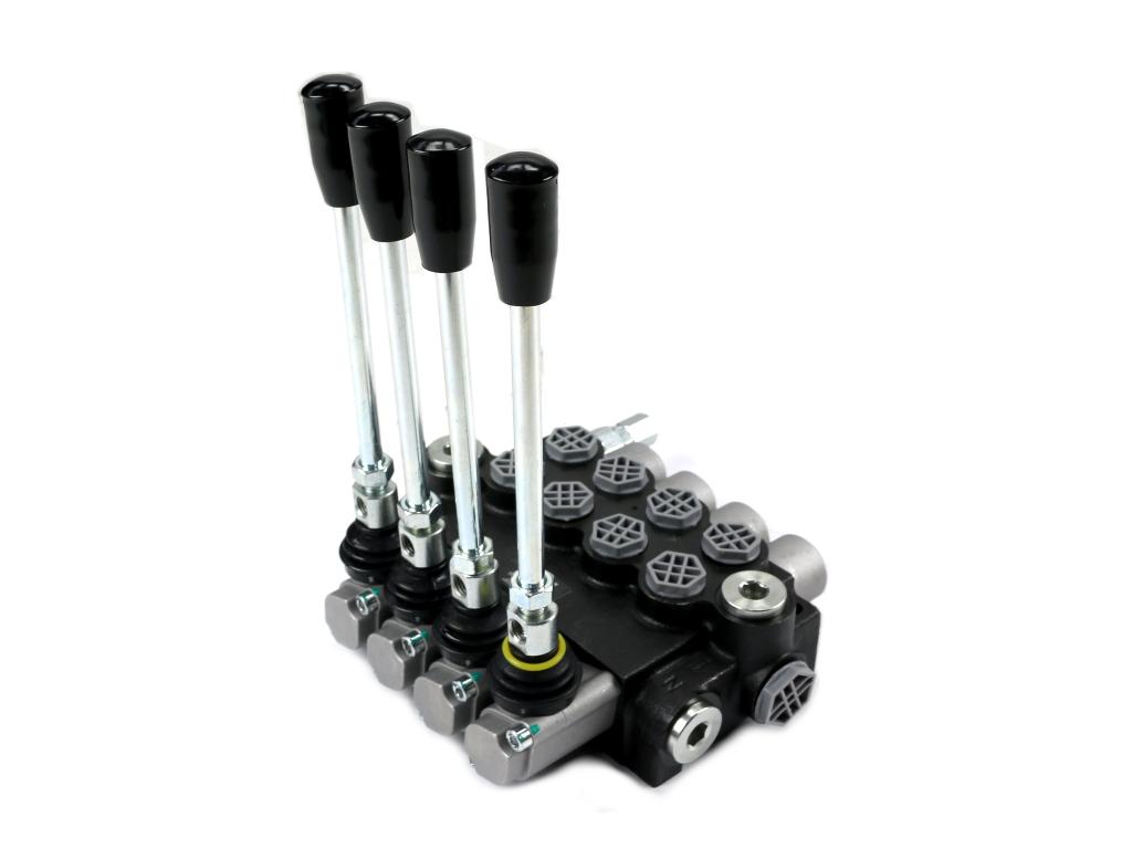 Rozdzielacz hydrauliczny 4-sekcyjny 40l 1 sekcja z zatrzaskiem voima Rozdzielacz hydrauliczny 4-sekcyjny 40l 1 sekcja z zatrzaskiem voima - obrazek 2