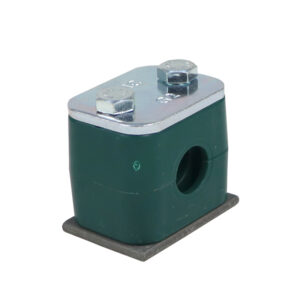 Uchwyt Polipropylenowy Pojedynczy Do Rur I Przewodów Fi-14mm Śruby Z Łbami