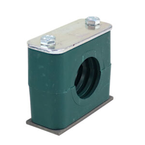 Uchwyt Polipropylenowy Pojedynczy Do Rur I Przewodów Fi-32mm Śruby Z Łbami