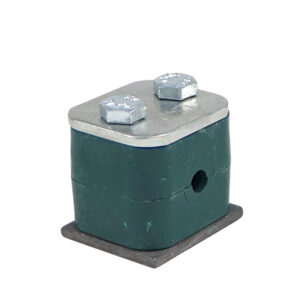 Uchwyt Polipropylenowy Pojedynczy Do Rur I Przewodów Fi 6mm Śruby Z Łbami