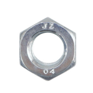 Nakrętka 6-Kątna Niska M14x2 Din439 Ocynk Biały