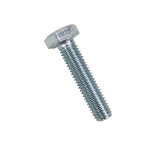 Śruba Z Łbem 6-Kątnym Pełny Gwint M8x35 Kl.8.8 Din933 Ocynk Biały