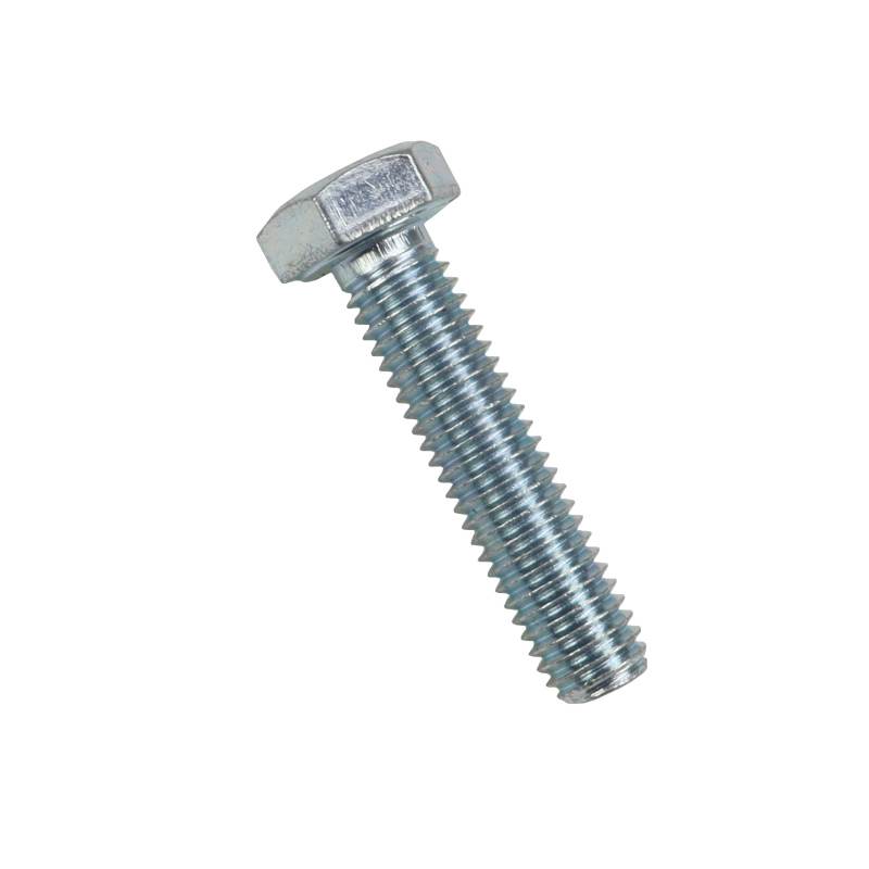 Śruba Z Łbem 6-Kątnym Pełny Gwint M8x35 Kl.8.8 Din933 Ocynk Biały