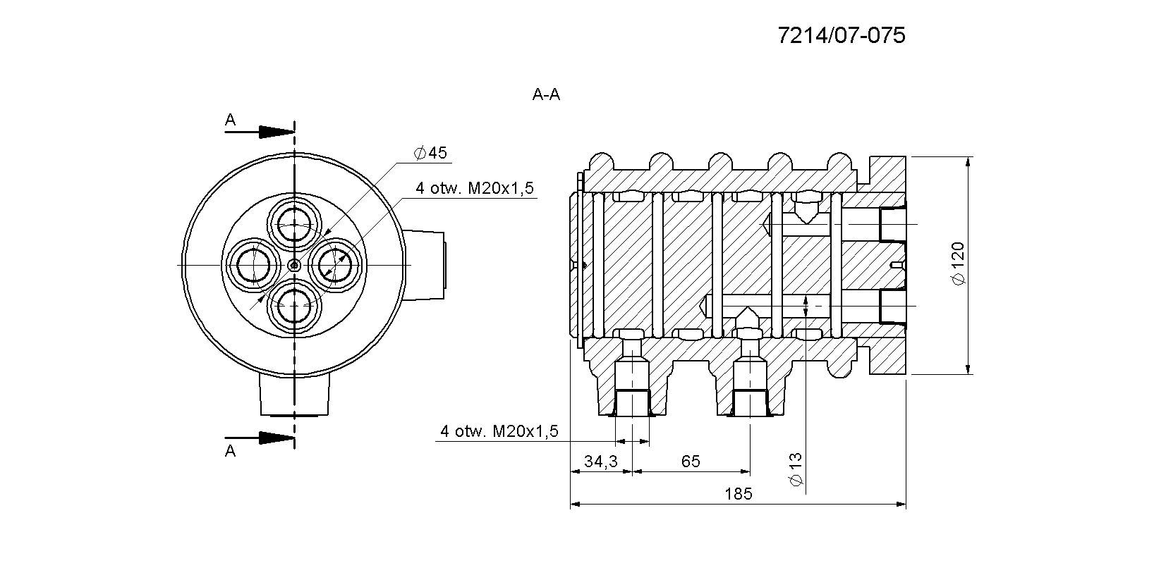 Przegub Hydrauliczny Kompletny Ładowacz Cyklop Rolmus Przegub Hydrauliczny Kompletny Ładowacz Cyklop Rolmus - obrazek 2