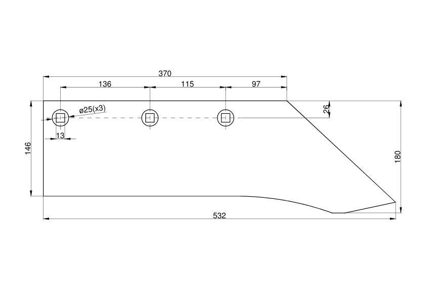 Lemiesz phx oskar pług Lemiesz phx oskar pług - obrazek 2
