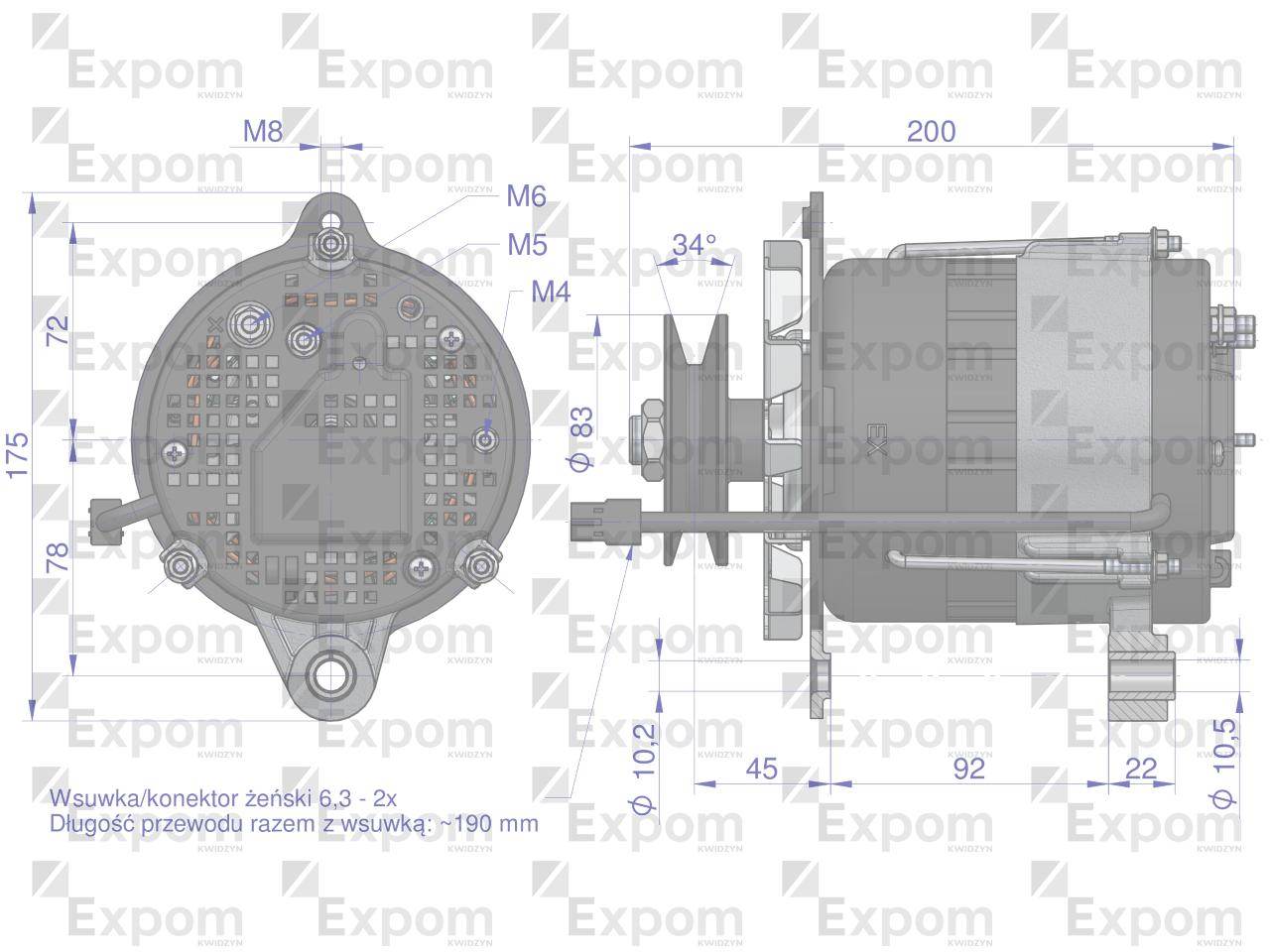 Alternator mtz 80a z przewodem expom kwidzyn eu Alternator mtz 80a z przewodem expom kwidzyn eu - obrazek 3