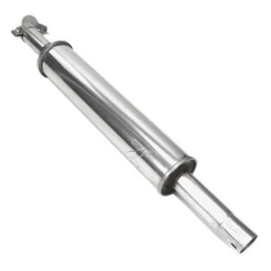 Tłumik okrągły krótki 865mm 4.5kg c-330 prosty inox waryński