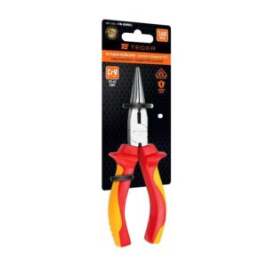 Szczypce wydłużone proste izolowane vde 160mm teger