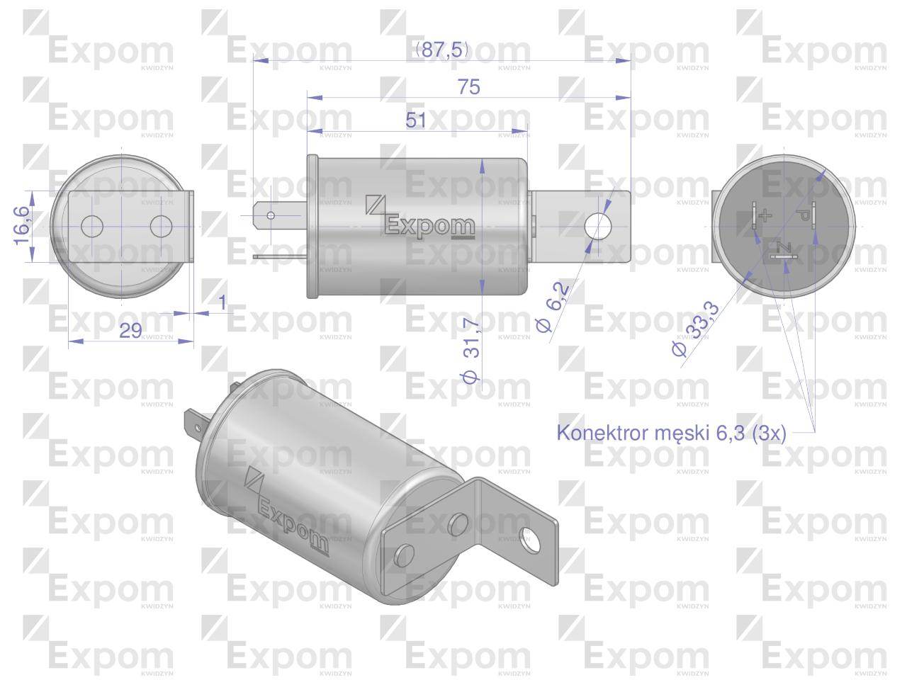 Przerywacz kierunkowskazów elektroniczny 50457681.50024812 c-330/360 me-6 expom kwidzyn eu Przerywacz kierunkowskazów elektroniczny 50457681.50024812 c-330/360 me-6 expom kwidzyn eu - obrazek 3