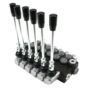 Rozdzielacz hydrauliczny 6-sekcyjny 40l voima