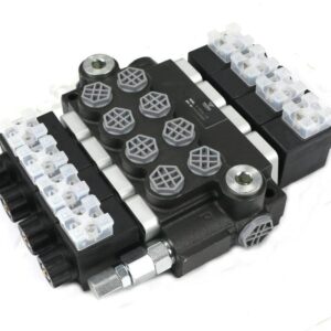 Rozdzielacz hydrauliczny 4-sekcyjny sterowany elektrycznie 12v 40l voima