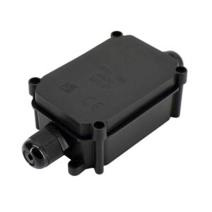 Uniwersalna hermetyczna prostokątna puszka łączeniowa z dławicami x2 ip66