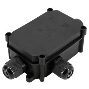 Uniwersalna hermetyczna prostokątna puszka łączeniowa z dławicami x3 ip66