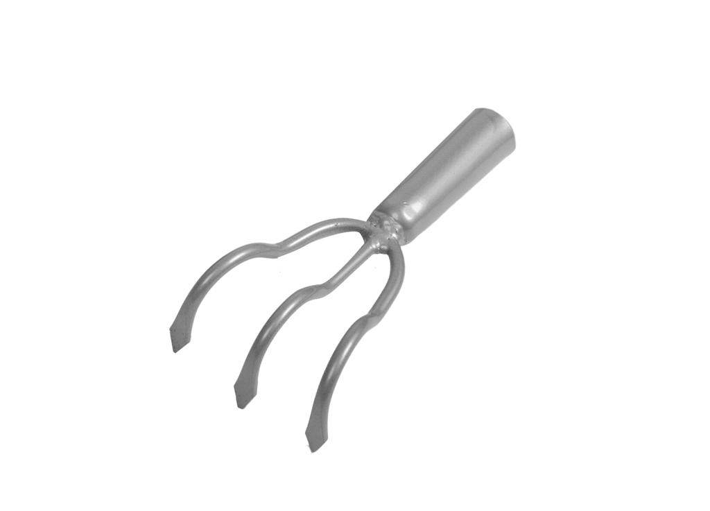 Pazurki metalowe 3 zębne do aeracji gleby mocowanie click teger