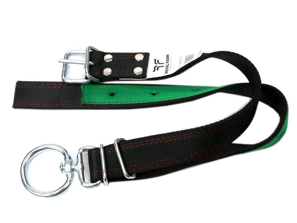 Obroża90 cmx4 cm z okrętką 8mm royal farm Obroża90 cmx4 cm z okrętką 8mm royal farm - obrazek 2