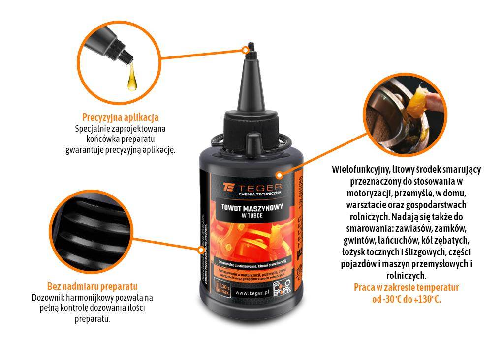 Towot maszynowy w tubce70 mlteger Towot maszynowy w tubce70 mlteger - obrazek 2