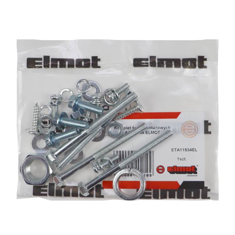 Komplet Śrub Montażowych A115-34a Elmot Komplet Śrub Montażowych A115-34a Elmot - obrazek 2