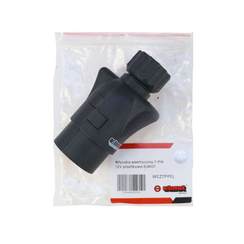 Wtyczka Elektryczna 7-Pin 12v Plastikowa Elmot Wtyczka Elektryczna 7-Pin 12v Plastikowa Elmot - obrazek 4