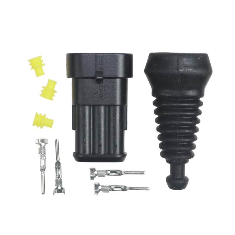 Złącze Amp Superseal 3-Krotne - Gniazdo Hermetyczne Premium Elmot