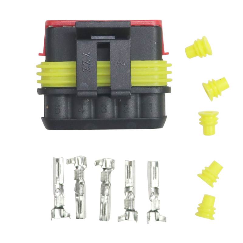 Złącze Amp Superseal 5-Krotne - Wtyk Hermetyczne Premium Elmot