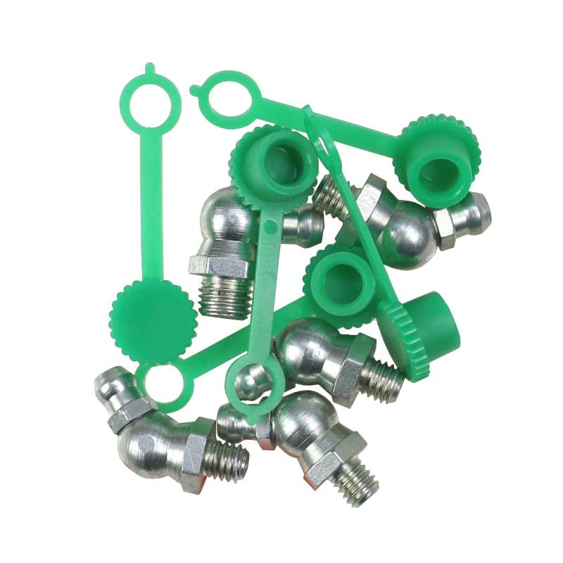 Komplet Smarowniczek M6x45 5szt Osłona Smarowniczki Zielona Pzl Hydral