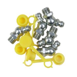 Komplet Smarowniczek M8x45 5szt Osłona Smarowniczki Żółta Pzl Hydral