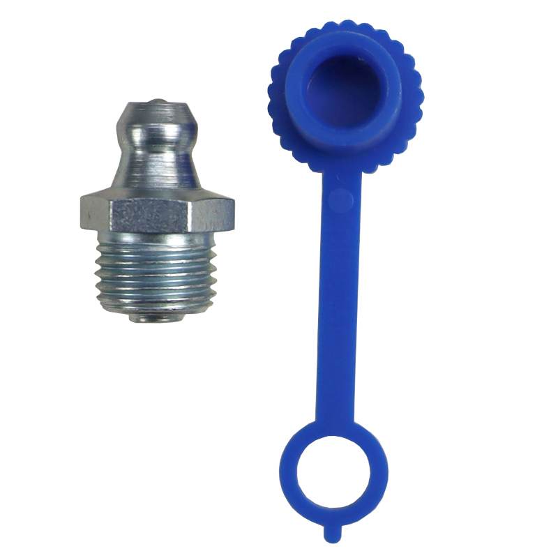 Komplet Smarowniczek M10x1 10szt Osłona Smarowniczki Niebieska Pzl Hydral Komplet Smarowniczek M10x1 10szt Osłona Smarowniczki Niebieska Pzl Hydral - obrazek 2